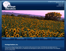 Tablet Screenshot of heritagerealtors.com